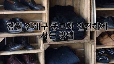 창원 진해구 중고차 안전하게 사는 방법